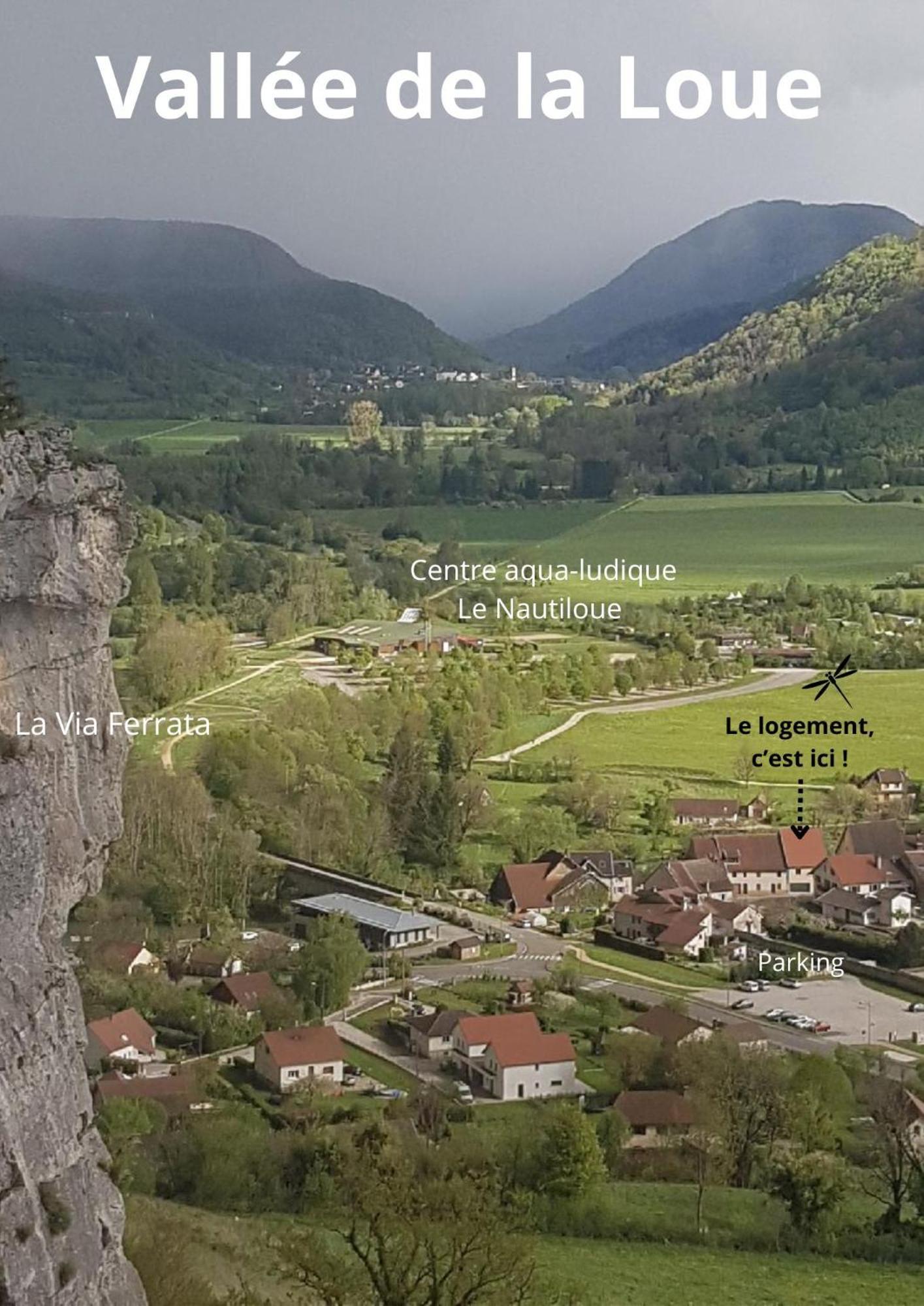 Superbe Logement "Loulaloue" ! Ornans Exteriör bild